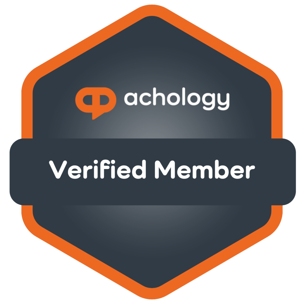 Achology Verified Member (Official Badge for Achology members)