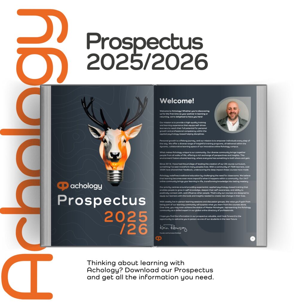 The NEW Achology Prospectus for 2025/26 is Available Online Now