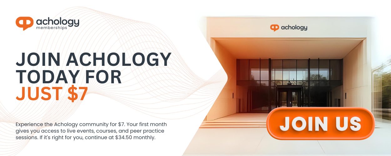Start Your Achology Membership for $7 (First 30 Days)